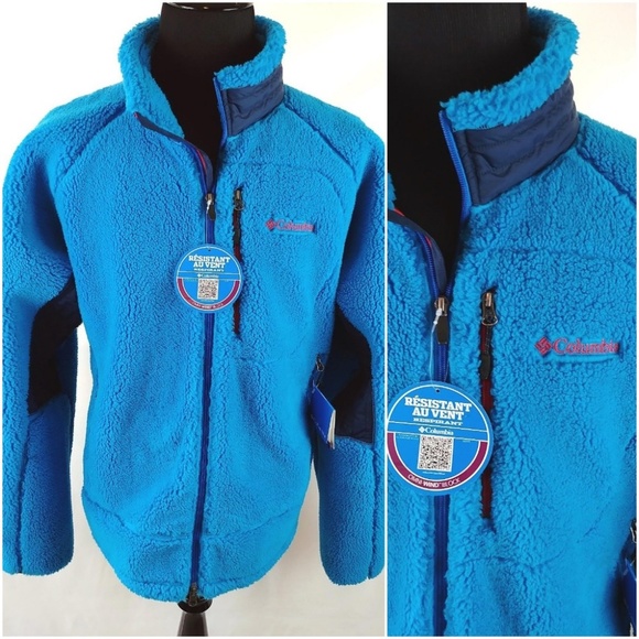 New Columbia Mens 2xl Teddy Bear Fleece 